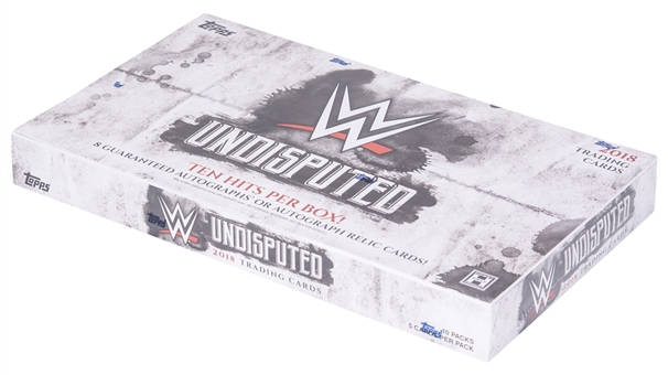2018 Topps WWE Undisputed Sealed Hobby Box